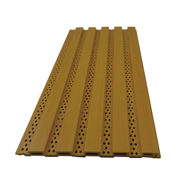 Suitable for KTV, recording studio, cinema  wpc interior wooden wall acoustic panel