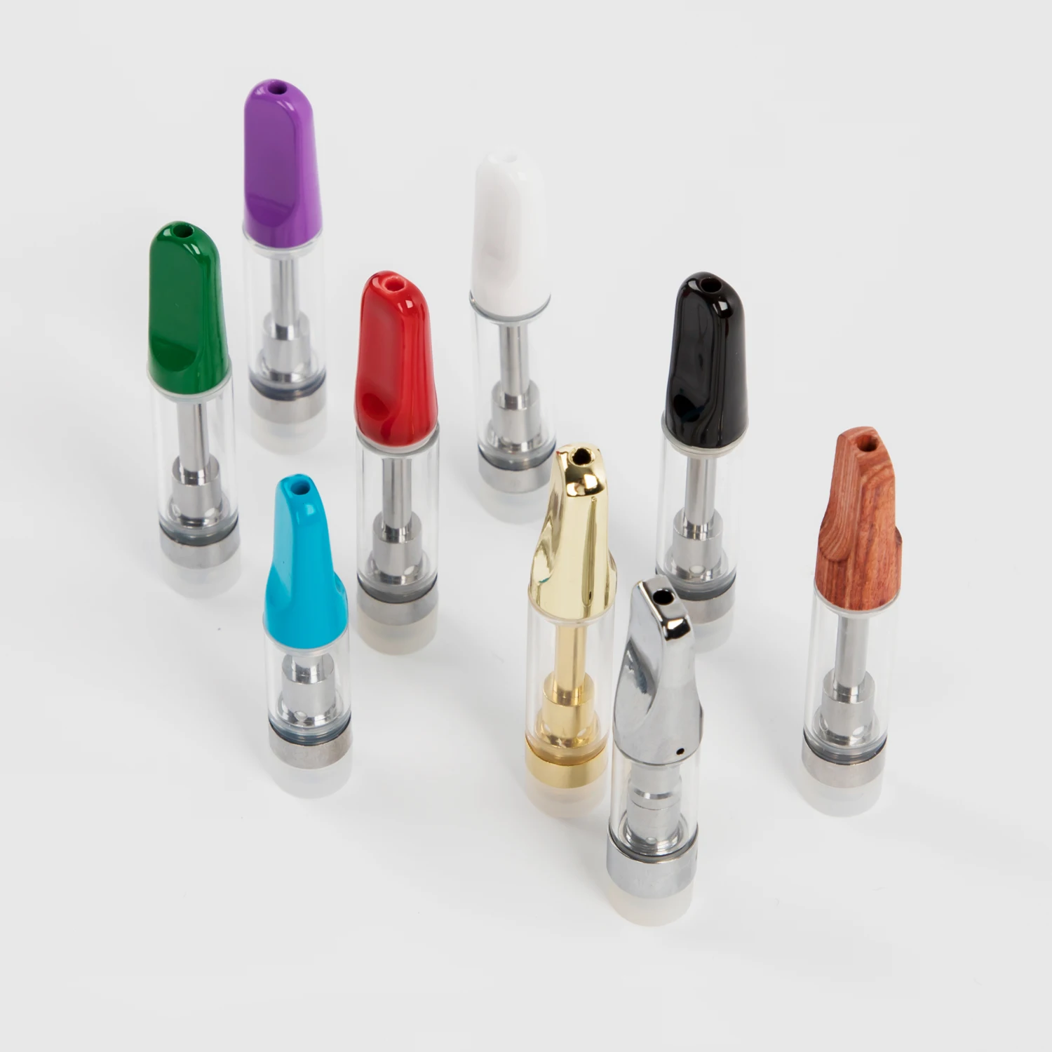 
Factory Wholesale OEM Ceramic Atomizer CBD Wax Cartridge 510 Thread 
