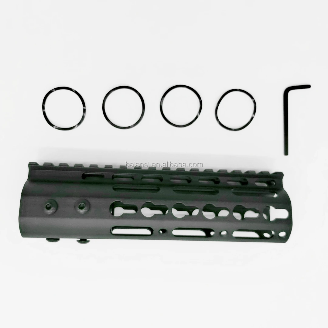 7 inch keymod ar15 tactical .223 5.56 handguard Free Float Slim ar 15 Handguard Quad for M4 M16