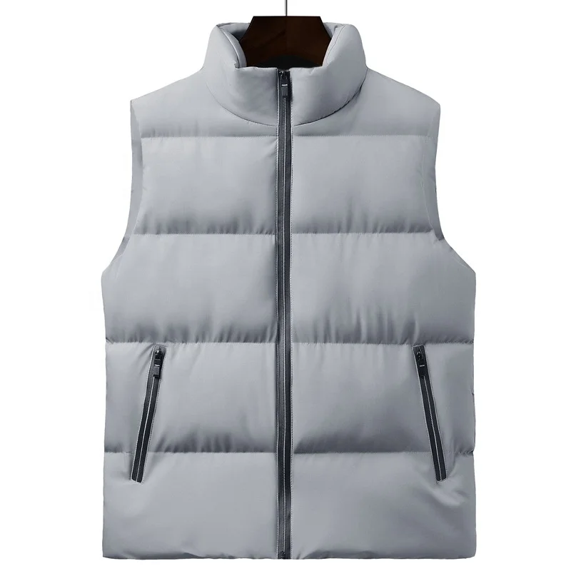 Liu Ming Cheap Wholesale 2024 Trending Winter Men Clothing Thick Warm Sleeveless Vests Plus Size Jackets Coat Waistcoat