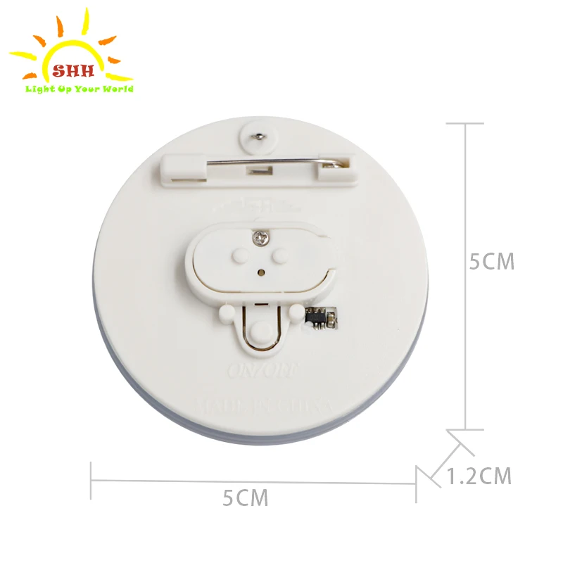 The latest design led flashing Frosted badge