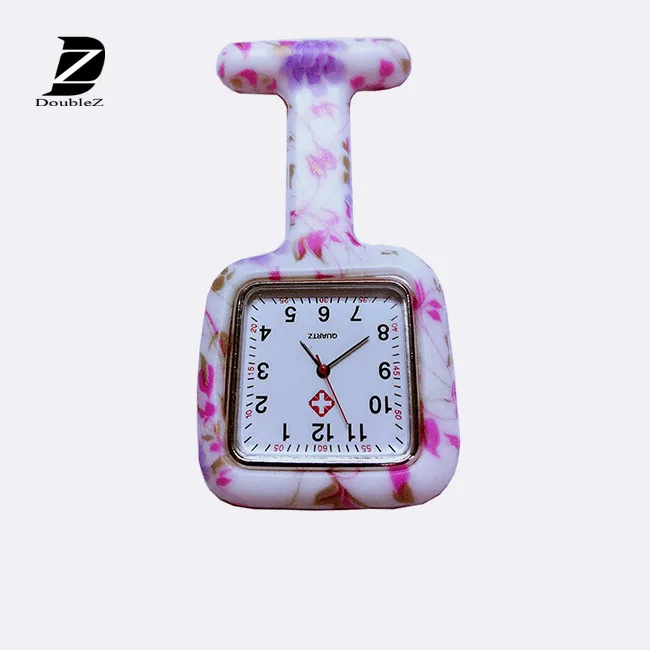 Wholesale square silicone Nurse watches