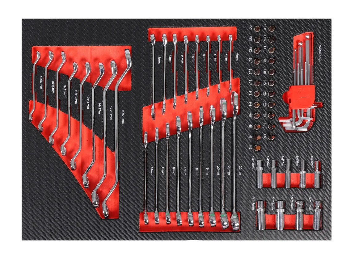 196 Pcs Kit Tools Workshop Herramientas-general Hand Tool Sets With EVA Tray For Repair Industry