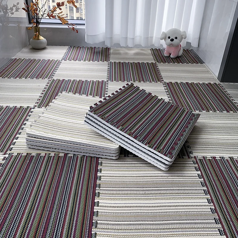Floor Mattress Rattan Non-Slip Breathable Area Rug Bedroom Sleeping Crawling Play Mat Japanese Tatami Mat