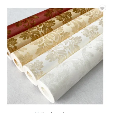 European luxury home decoration classic Damascus PVC wallpaper living room bedroom TV background vinyl 3D adhesive wallpaper