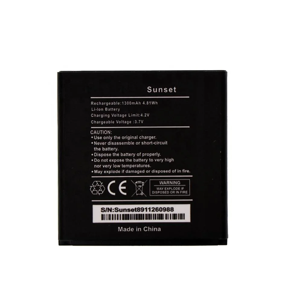 DCTENONE 1300mAh Li-ion battery phone battery For Wiko Sunset Battery