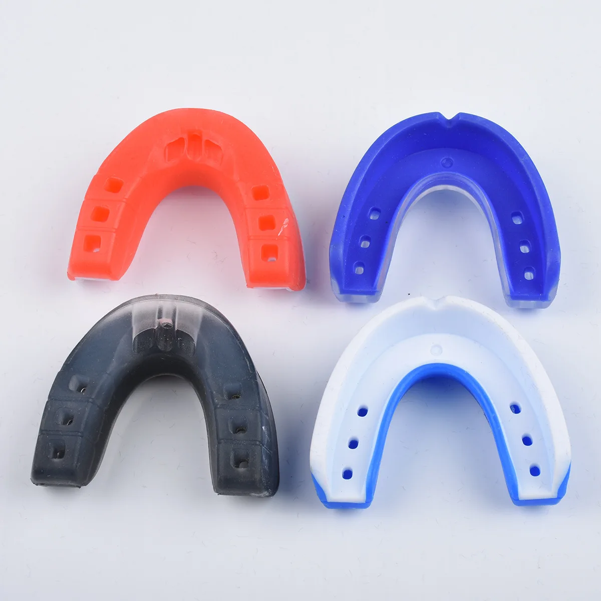 Repeatedly Customized Shape 1.2 mm ultra Thin Defensive Movement Safety Mouth Guard Moldable MMA Boxing Mouthguards Gum Shield