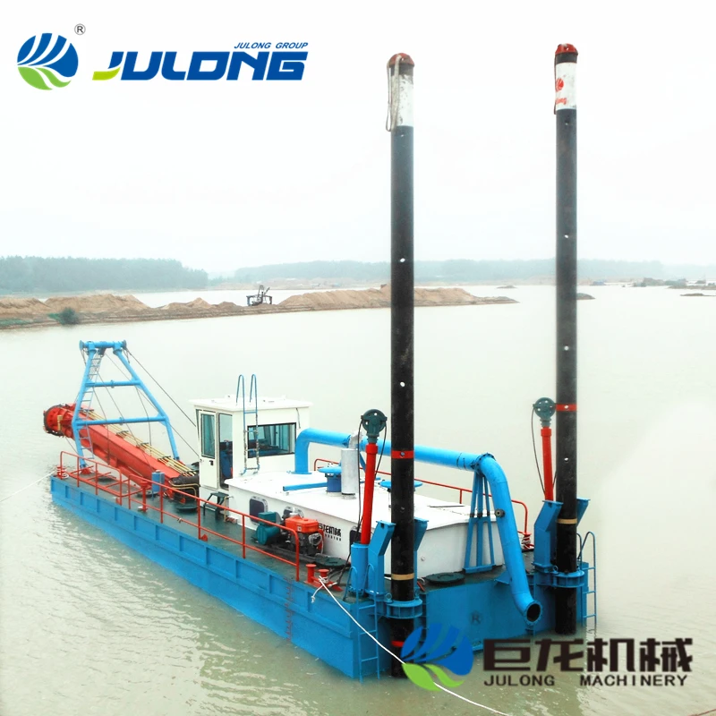 Cost Effective CSD300 Julong Sand Making River Lake Sea dredge Boat For Sale