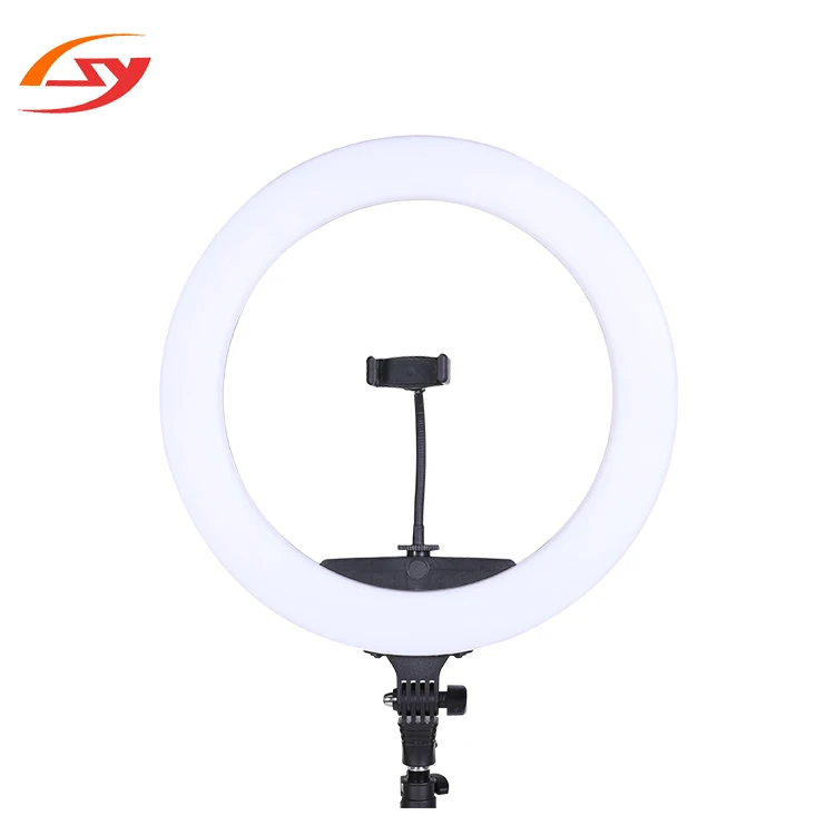 Заводская оптовая торговля ультратонкий во время студийной видеосъемки 18 дюймов светодиодная кольцевая лампа для Vlog