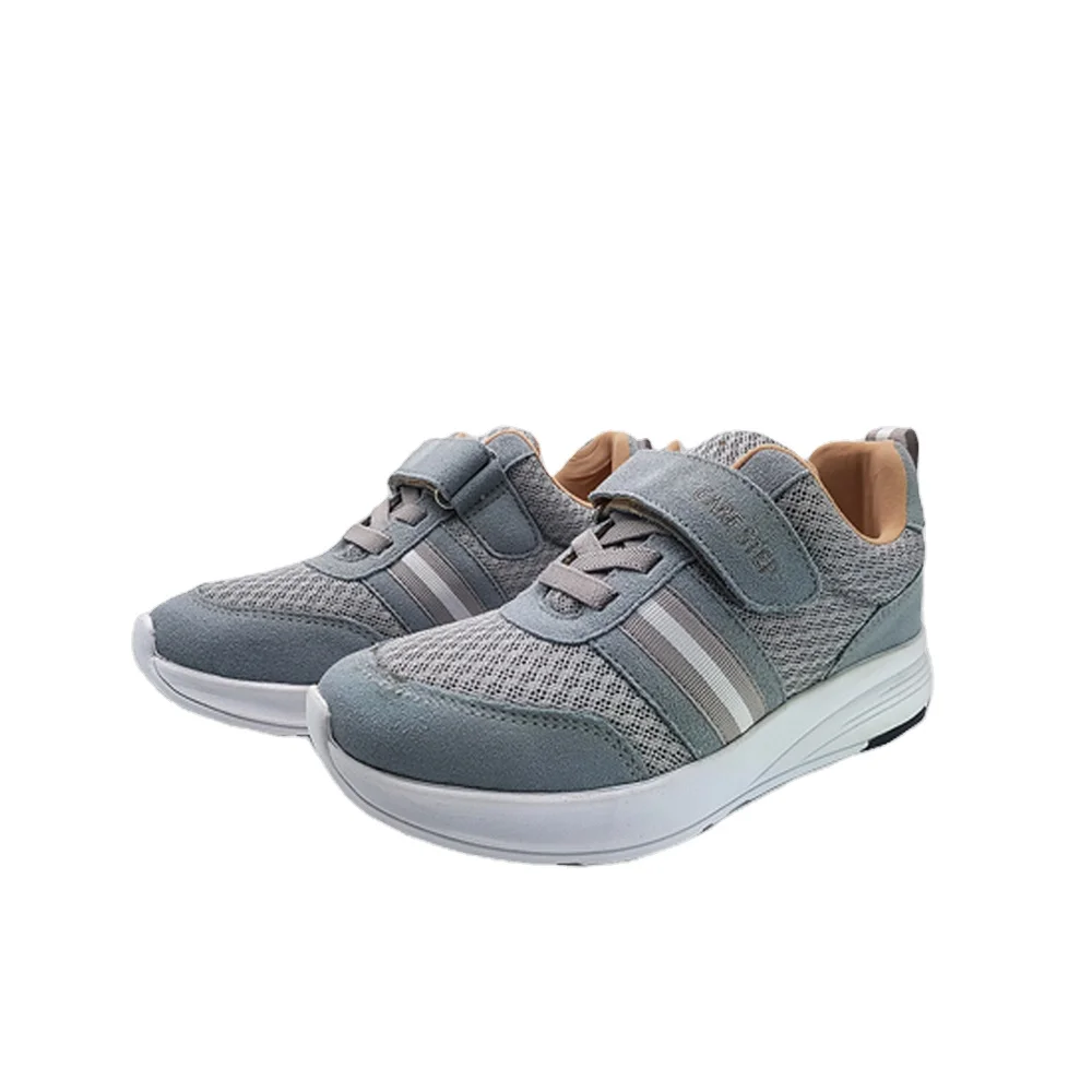 Healthy Orthopedic Sport Shoes Grey with Arch Support Rubber,eva Fullfilment .best Quality from Thailand from Care-step Color