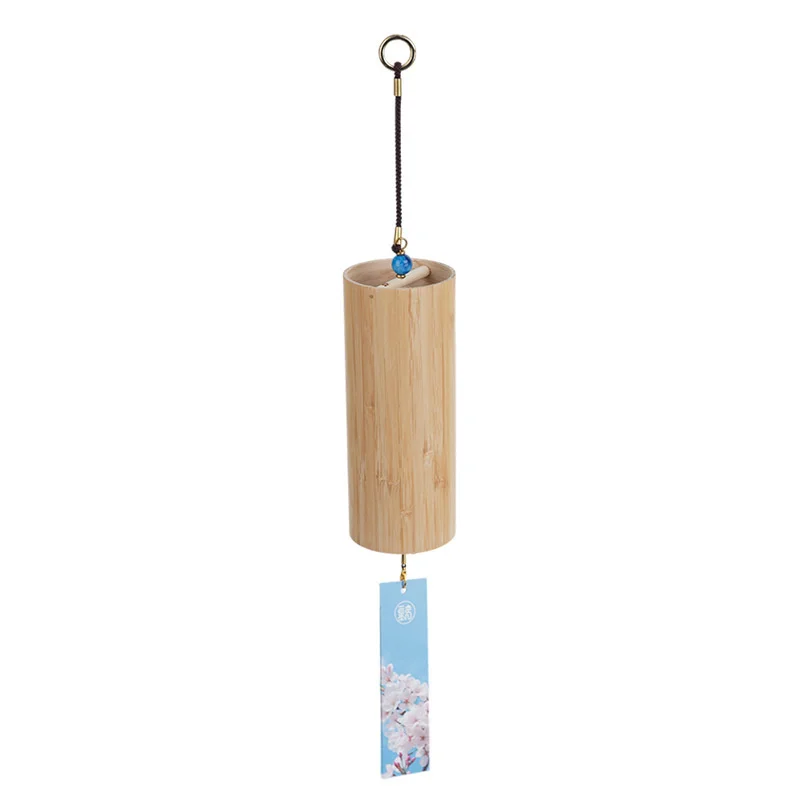 Wholesale Outdoor Wooden Bamboo Wind Chimes Wood Musical Instrument Sound Healing Bells