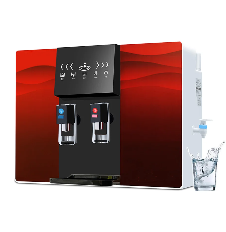 New Intelligent Hot And Cold Water Dispenser Bottom Loading Automatic Dispenser Touch Plane Control Tea Bar Machine Dispenser