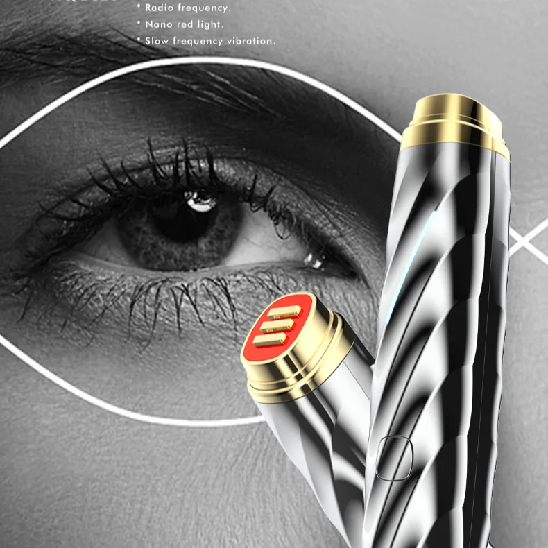 Home Top Fashion Multifunction Electric Eye Massager  High Frequency Red Light Instant Eye Bag Removal Pen