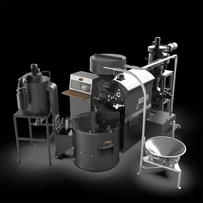 200kg-coffee-roaster 100% Arabica Roasted s Yoshan 6 Kilo Gold Toaster With Maker Tostadora De Cafe 500 Kg Gasoil Coffee Roaster