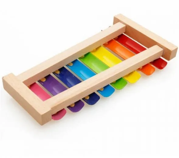 YM-Y060 New Wooden 8-tone hand knock on piano educational toys kids Baby educational toys Music wooden toys