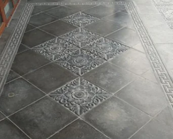 Лидер продаж рельефная линия лотоса для мощения во дворе античная резьба сборная Декоративная Пластиковая форма сборного