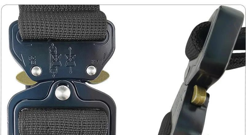 Professional Customization Nylon Adjustable Heavy Duty Tactical Dog Collar With Snake Buckle Suitable For Dog Walking