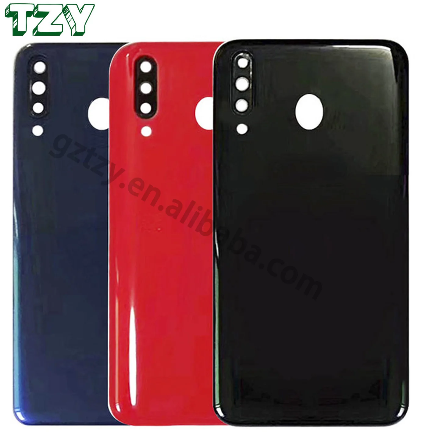 Battery Housing Back Door For Samsung Galaxy M30 M10 M20 M40 Battery Cover with Camera Frame