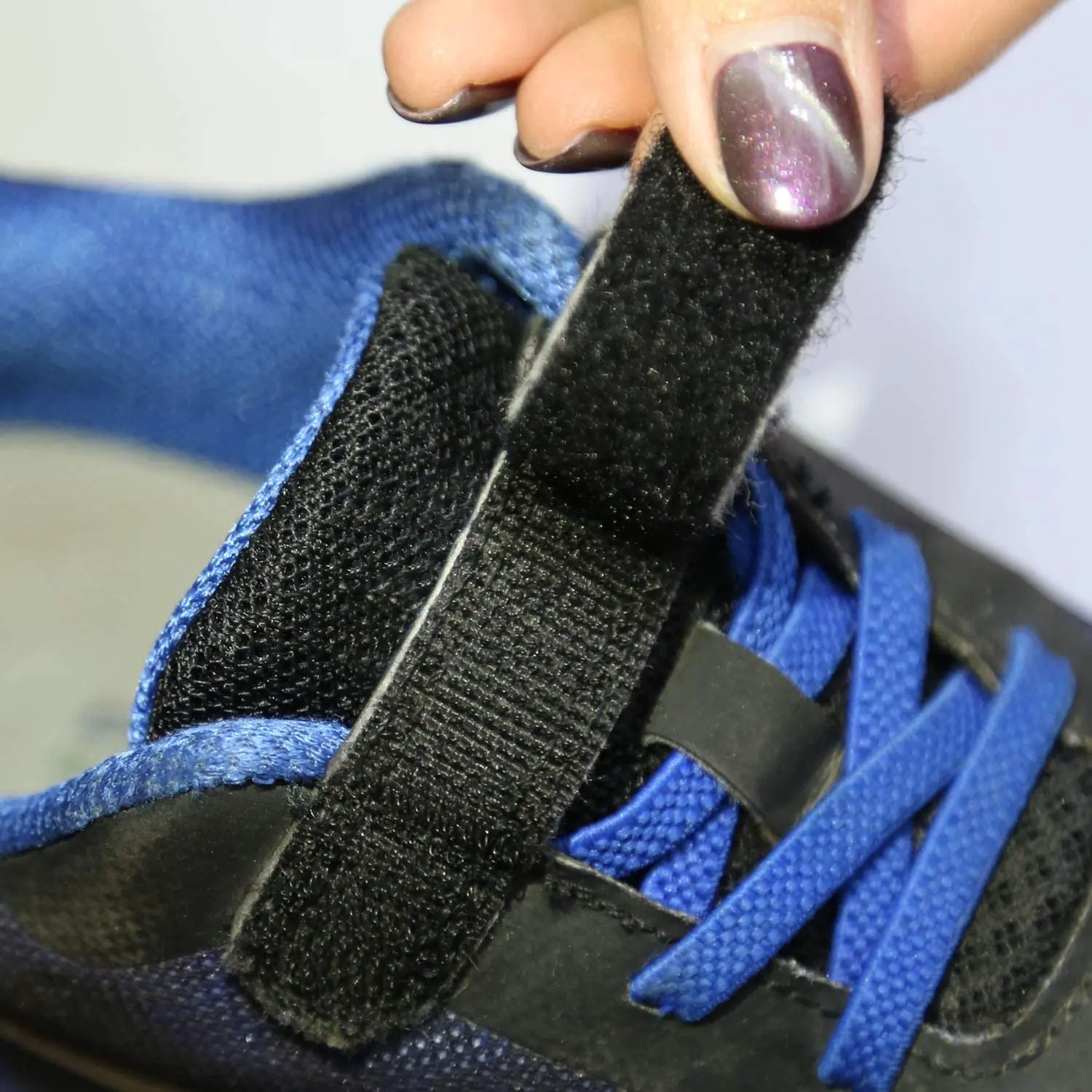 custom shoes sticking-buckle accessories High frequency opens and closes self adhesive hook and loop tape