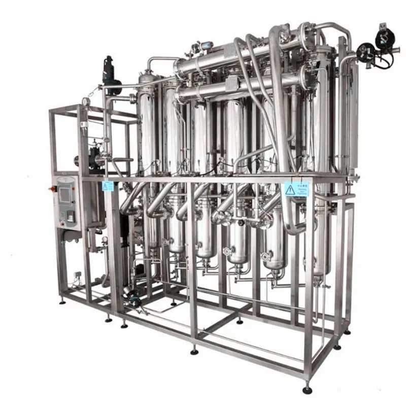 distillation unit Multi-Effect Tubular Water Distiller Automatic 0.1-8t /h Raw Water Treatment Equipment For Injection Water distiller kit