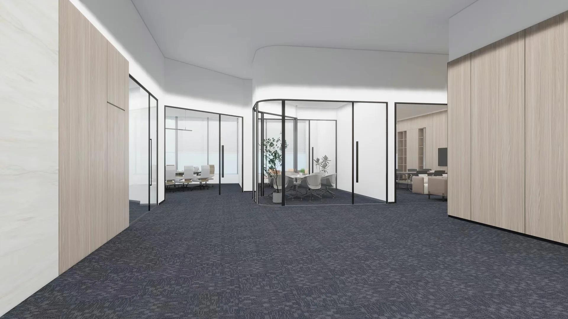 Eco-friendly Commercial Luxury 60x60 Grey Square Carpet Tiles Polypropylene Floor Carpet Tile With Pvc Bottom