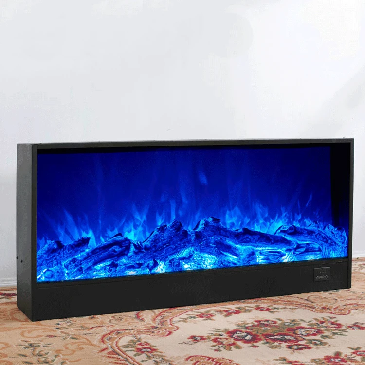 Manufacturer Supplier Out Door Fireplaces 1.2m Living Room 3d Water Vapor Electric Mantels Corner Ceramic Wood Gas Fireplace