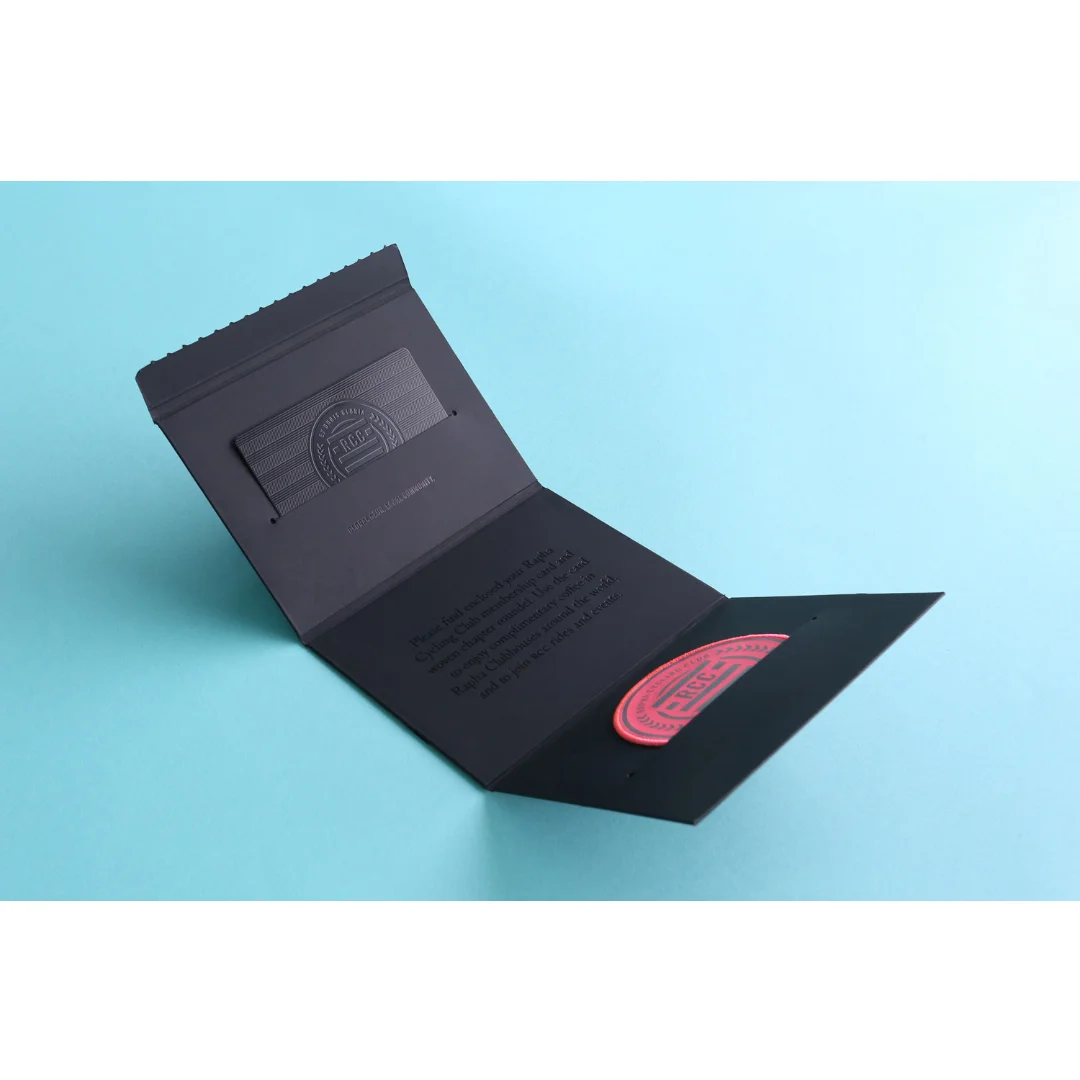 Custom Logo Hot Stamping UV Hot Sale Black Vip Credit Card Membership Free Gift Card Box Envelope tear envelope gift box mailer