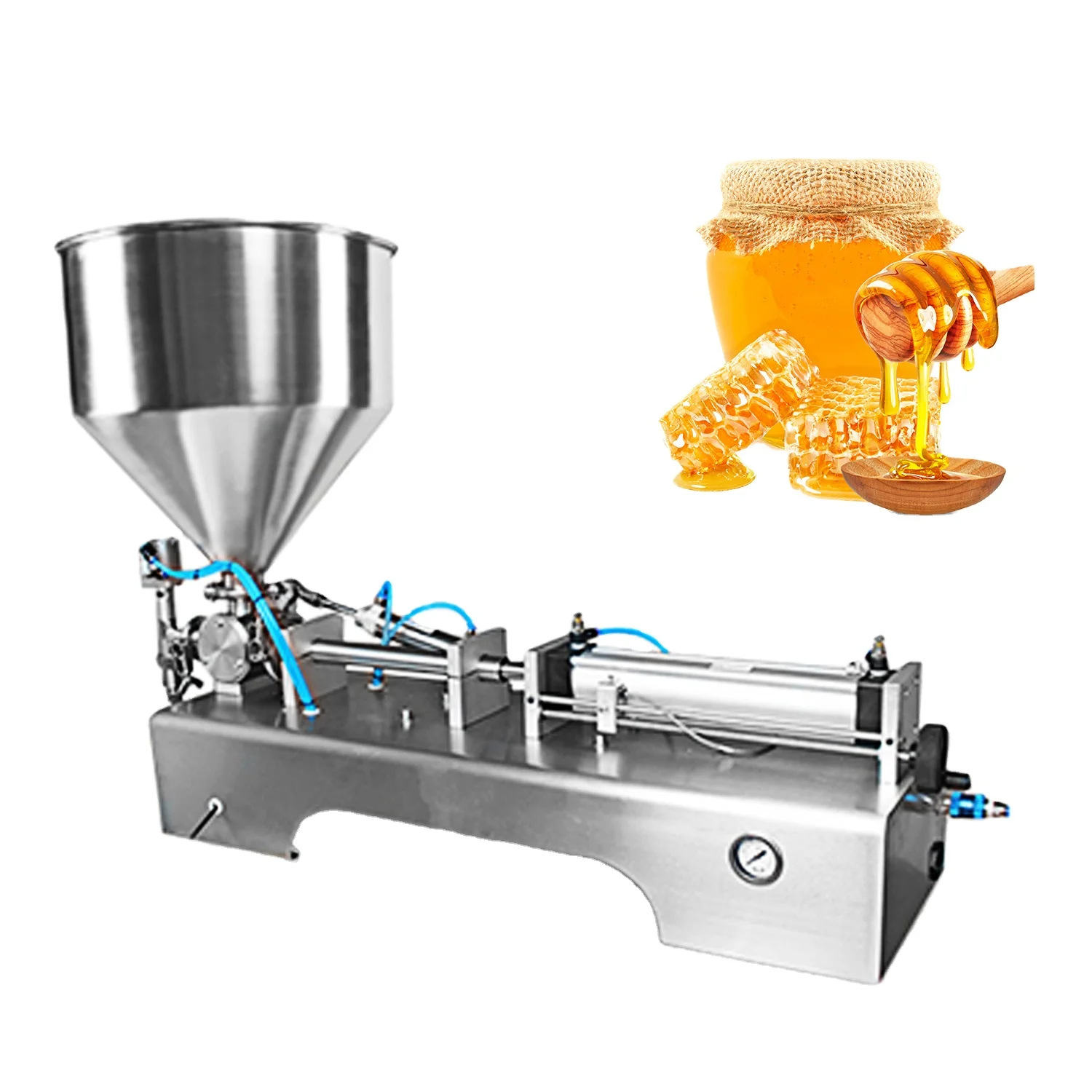 High accuracy semi automatic filling machine paste manual paste small bottle filler machine for manufacturer