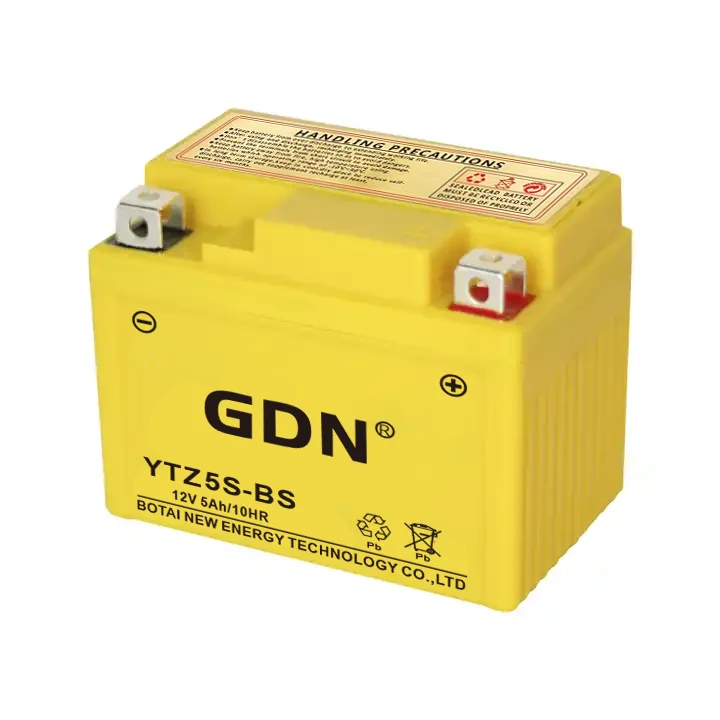 GDN YTZ5S-BS 12 В универсальная батарея для мотоцикла 5AH перезаряжаемая герметичная без обслуживания