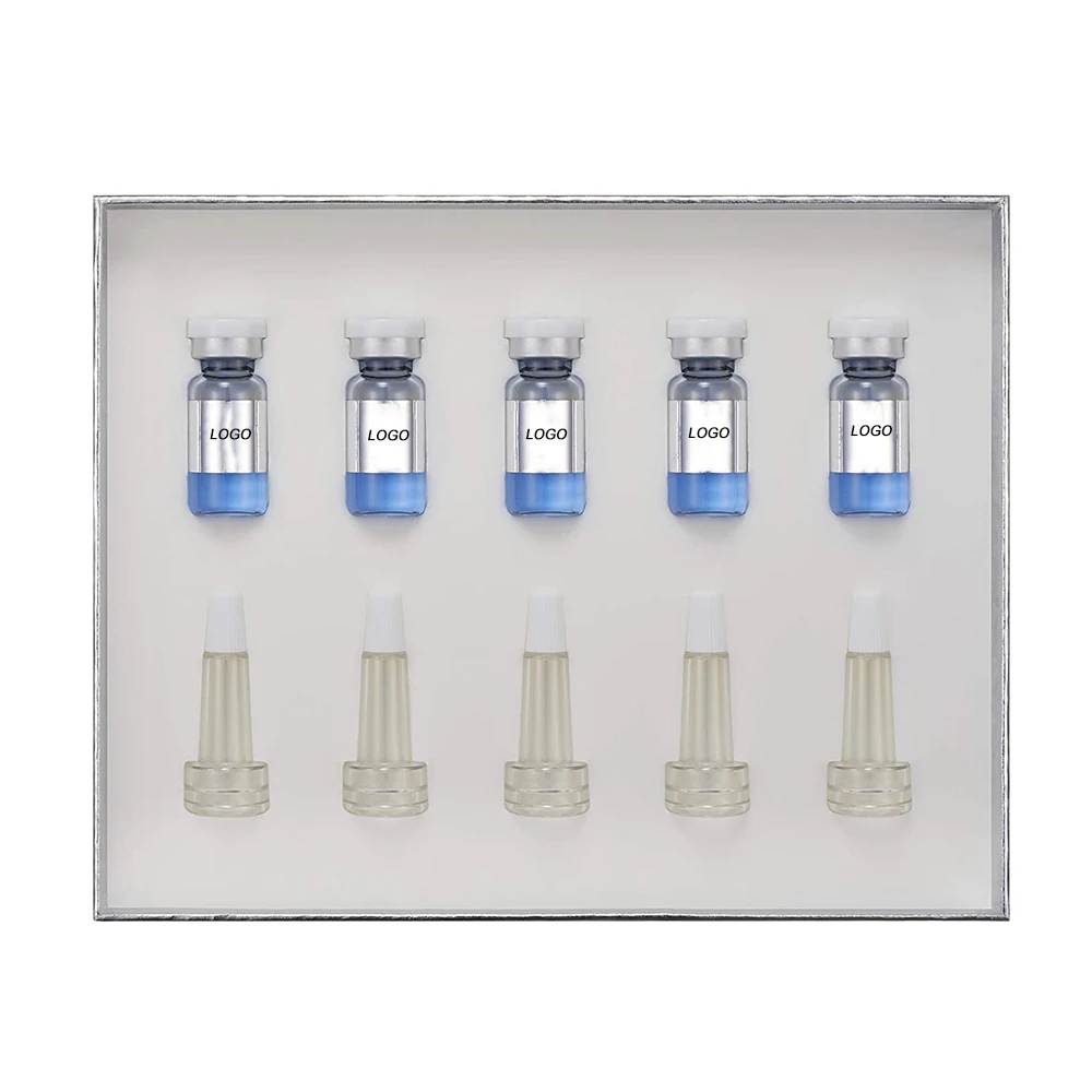 Organic Facial Serum with Hyaluronic Acid and Retinol Hydrating Collagen Skin Care Whitening Anti-Aging Properties OEM Supply