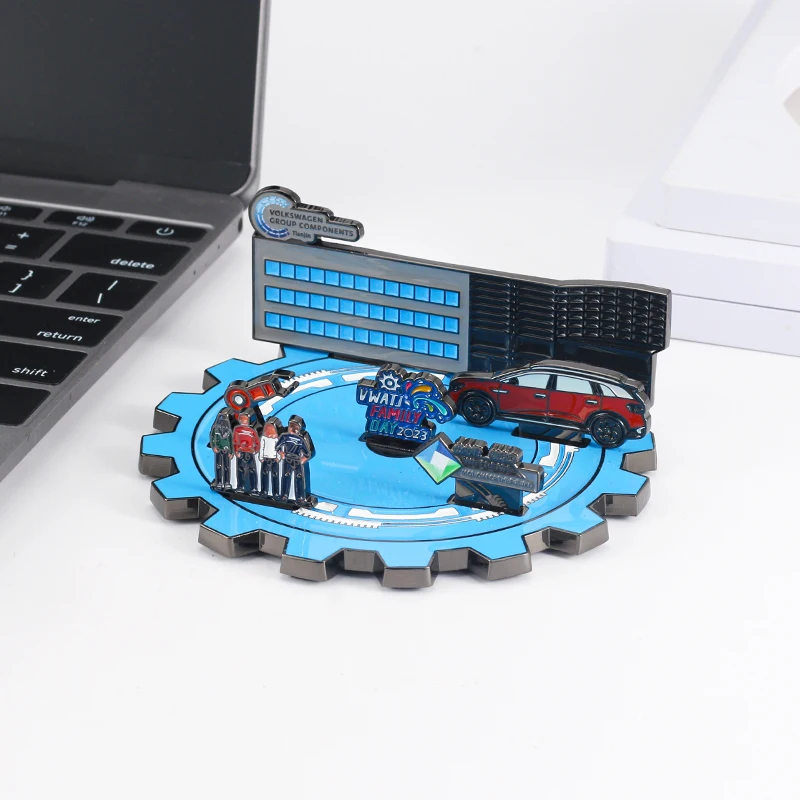 New product ideas 2023 design cartoon Metal 3D  combination Fridge Magnet Can be split