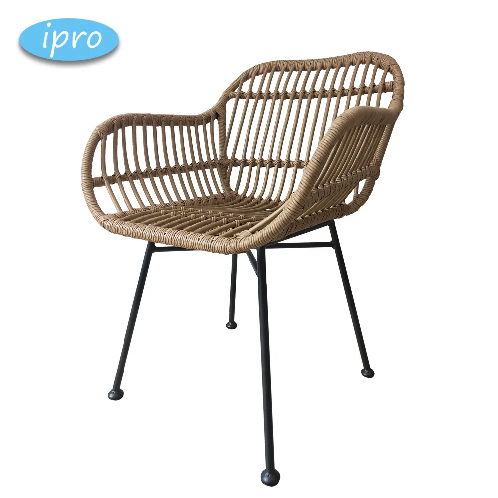 
2 pieces chairs and coffee table Leisure French Country Patio Wicker Dining Chair set 