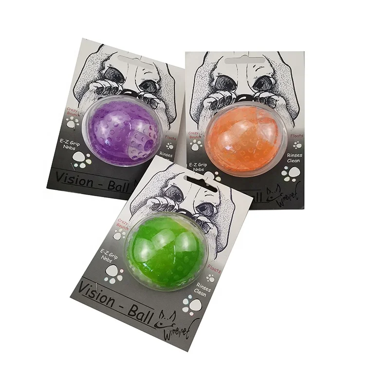 attractive dog chew ball,glow at night ,treats and squeaky toy for dog grind teeth