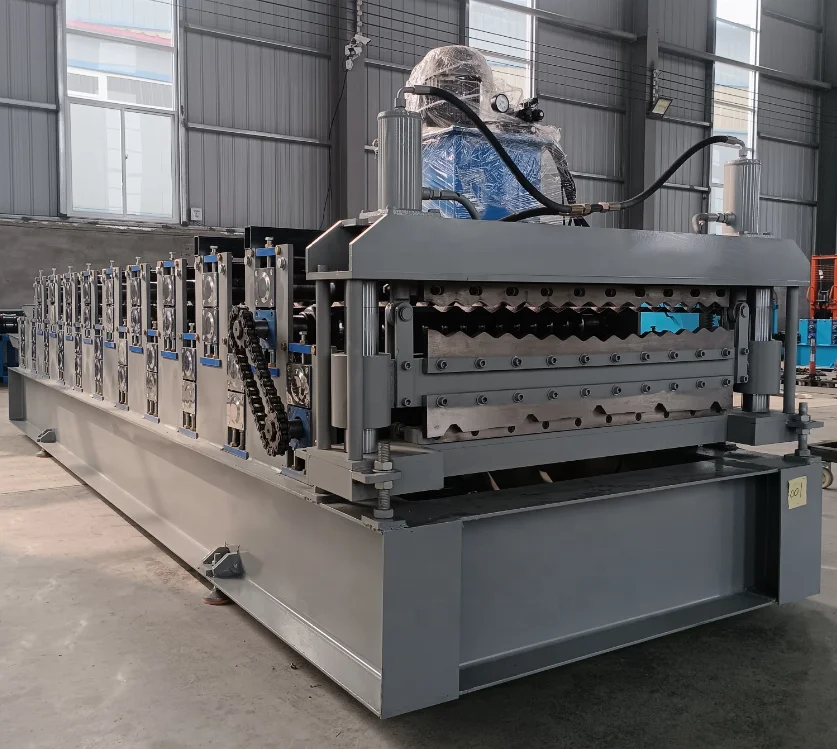 Roof panel making cold roll forming machine metal sheet manufacturing machine trapezoid roof sheet forming machine