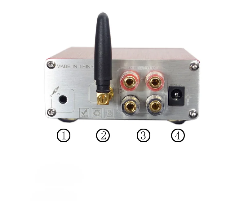 BRZHIFI OEM TPA3250 BT5.0 Digital Power Amplificador 130W+130W LDAC Stereo Amplifier 2 Channel HIFI Amp Home Theater Audio