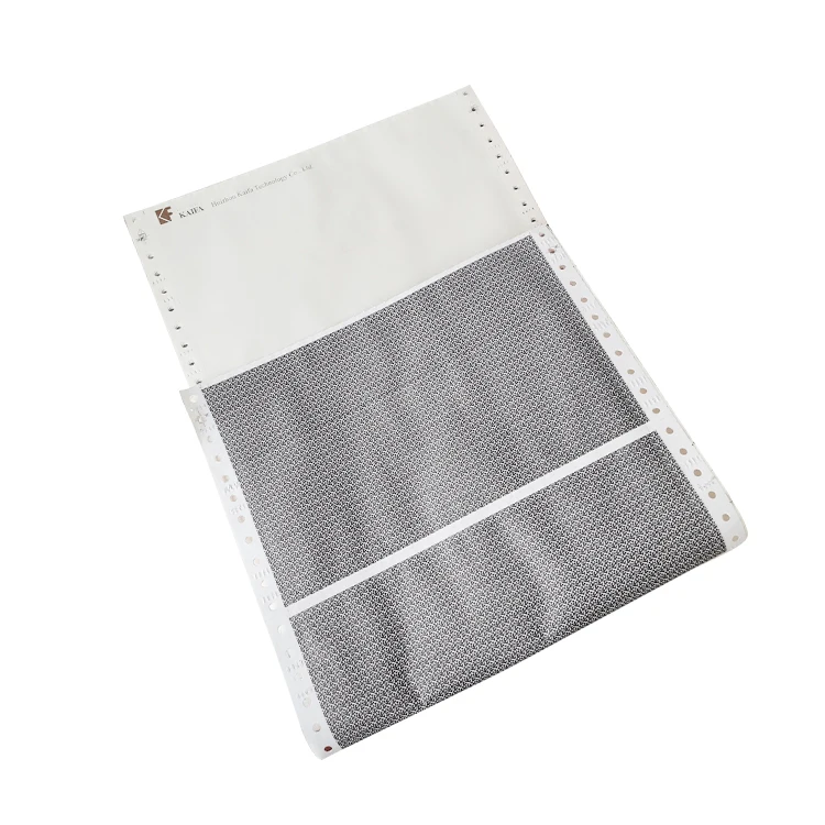 NCR Carbonless Continuous Paper For Personal Confidential Envelope Pin Mailer