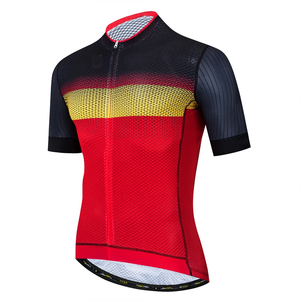 
OEM Durable Cycling Jersey Outdoor Summer Bicycle Wear Cool Fabric Cycling Clothing Uniforms Men Woman Mountain Bike Clothes 