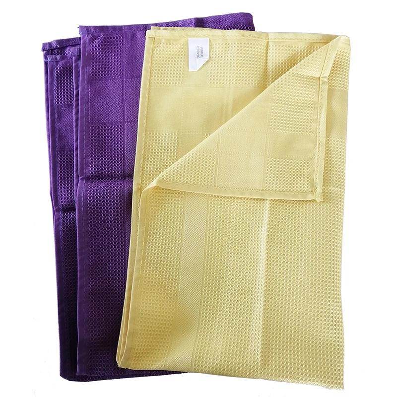 
Silky multi-colored microfiber cleaning cloth kitchen dish towel 