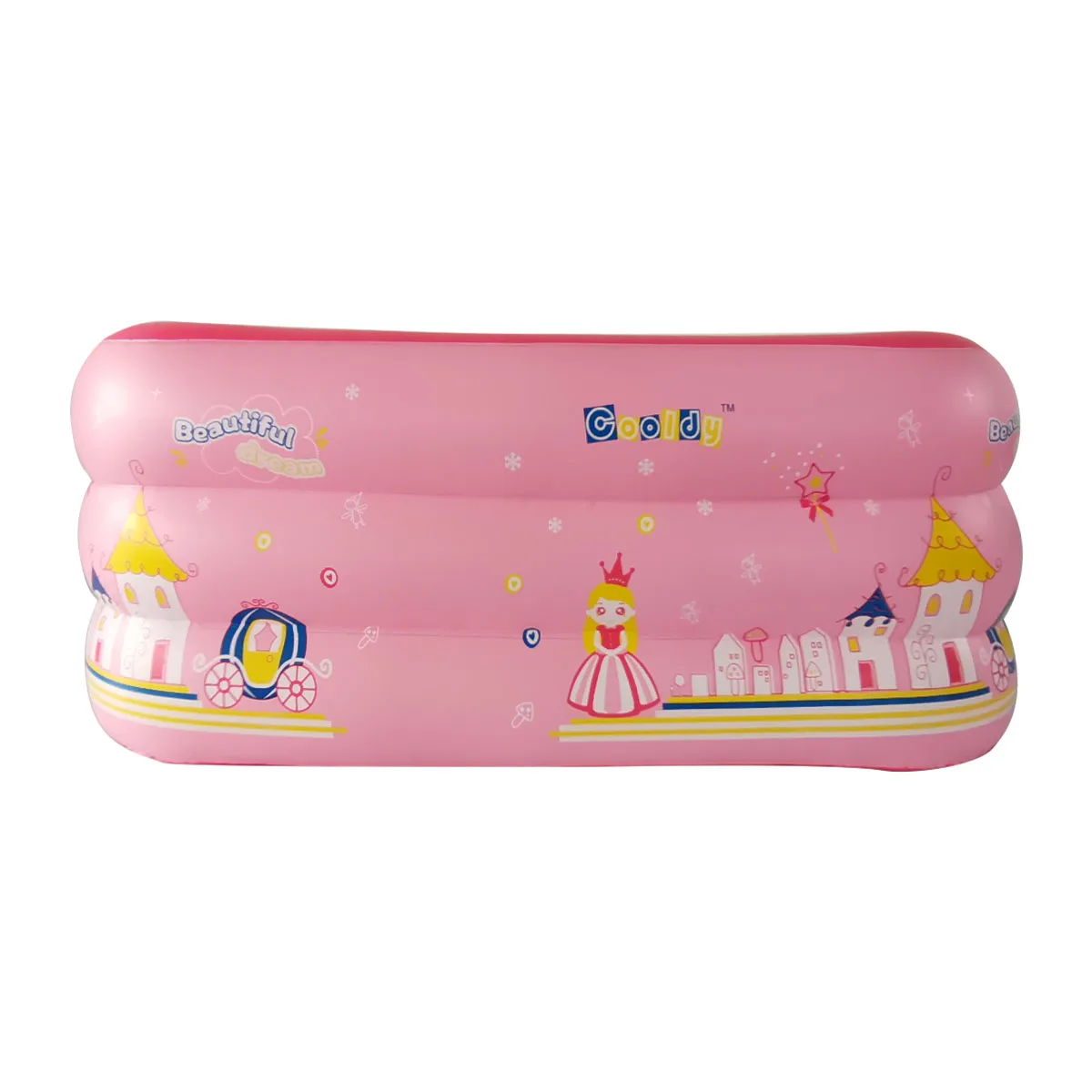 Inflatable PVC plastic pink portable intex above ground outdoor swimming pool for children families bathing recreation