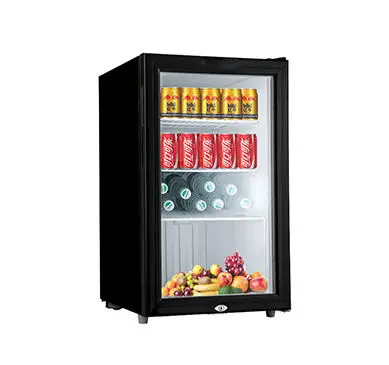 Cooler display refrigerator showcase fruits glass fridge