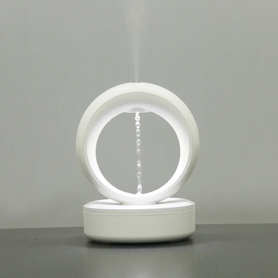 New Anti-gravity Water Droplets Flowing Upstream 3 modes Levitat USB Air Humidifier Ring Water Drop Mist Aroma Diffuser Machine