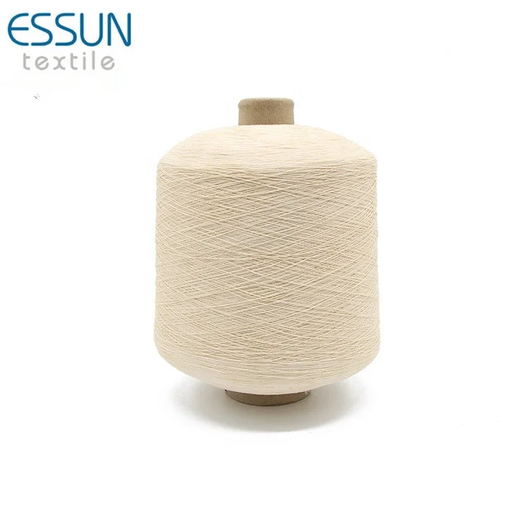GRS Certificate Yarn NM44 -NM48/2 88% Regenerated Polyester 12% Nylon Angora Like Yarn for Knitting Sweater 10gg 12gg and 14gg