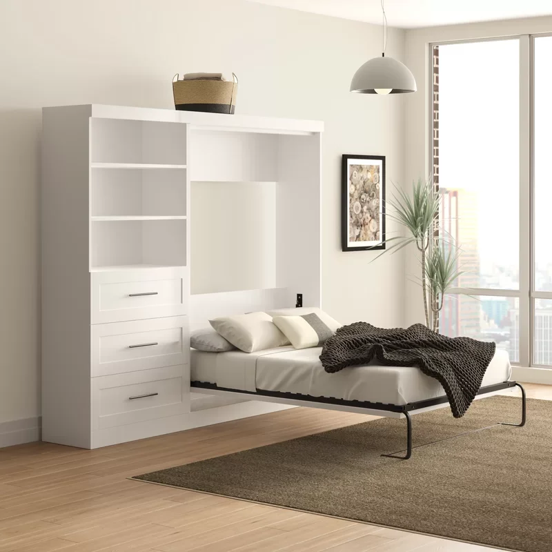 High Quality Space Saving European American Style King Queen Size Space Saving Wall Murphy Bed