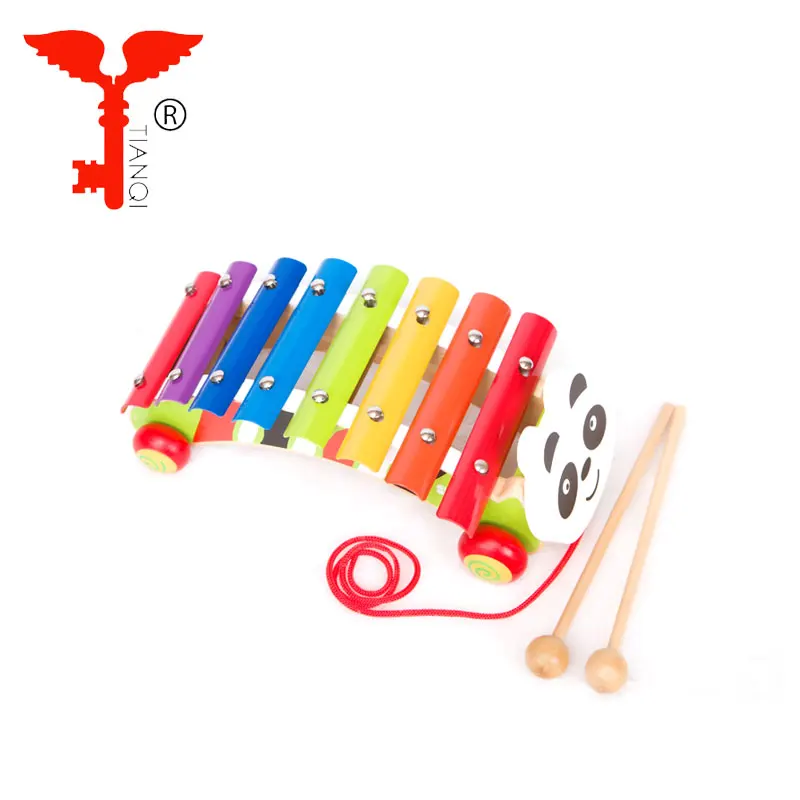 Детский деревянный музыкальный инструмент для детей восьмитоновое пианино обучающая игрушка