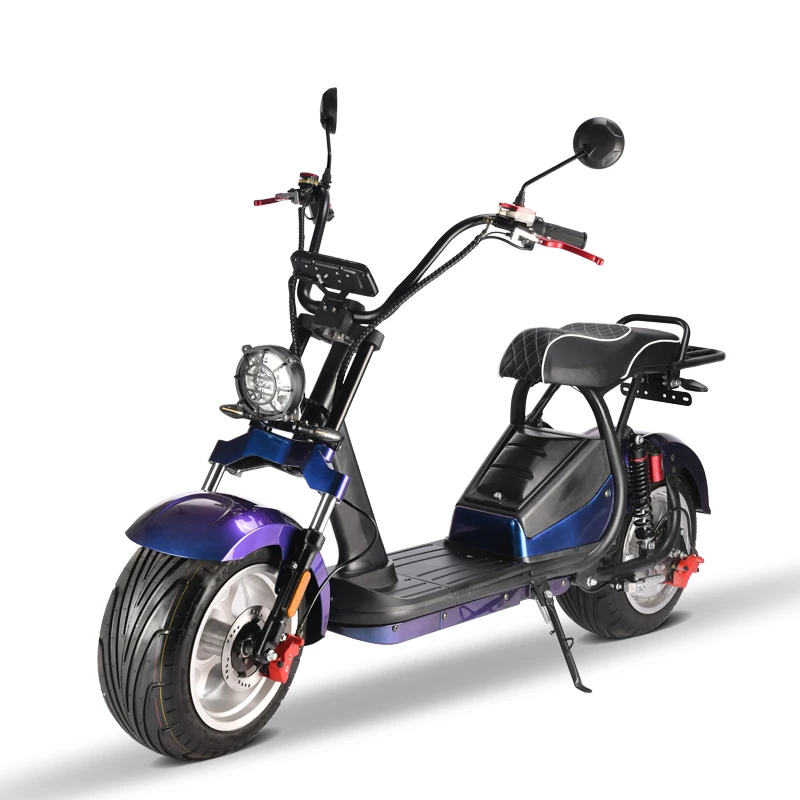 EEC and COC approval Fat Tire Lithium battery Electric Citycoco scooter 2000 w