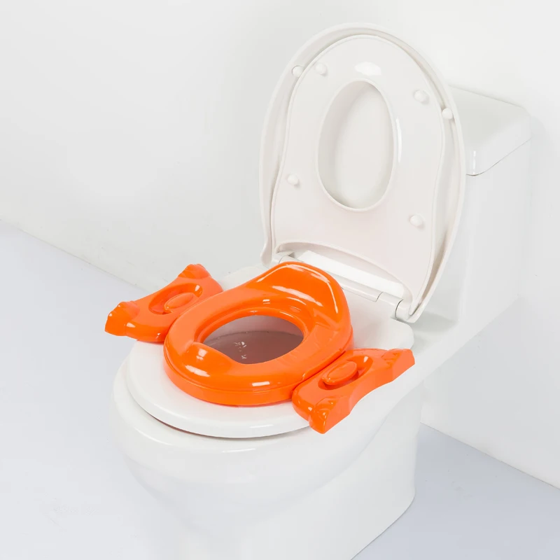 Multipurpose 2 in1 Travel Potty Baby Toilet Trainer Seat Reusable Foldable Portable  Toddler Toilet Trainer for Boys and Girls