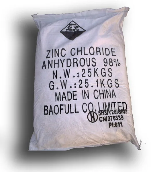 pls contact us by the best Zinc Chloride 95%