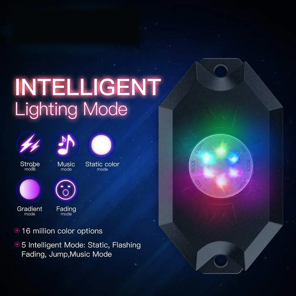Подсветка для автомобиля App control dream color 8 подставок atv rock