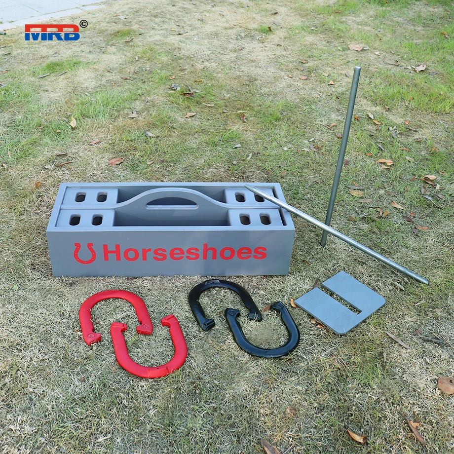 Factory Wholesale Outdoor sports games Horseshoe Sets Forged Type Iron OEM Customized Hot Steel