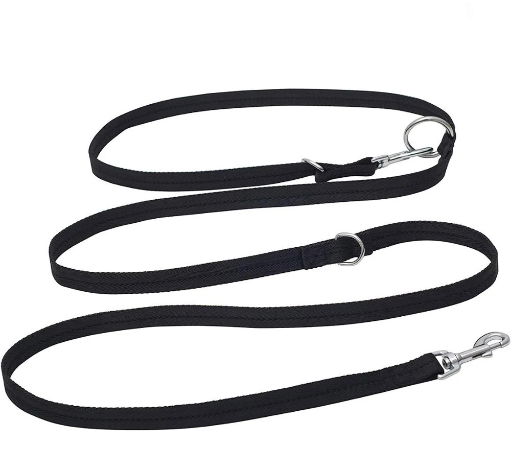 Двухсторонний поводок для собак, многофункциональные поводки для дрессировки собак, нейлоновый поводок 6 способов в одном